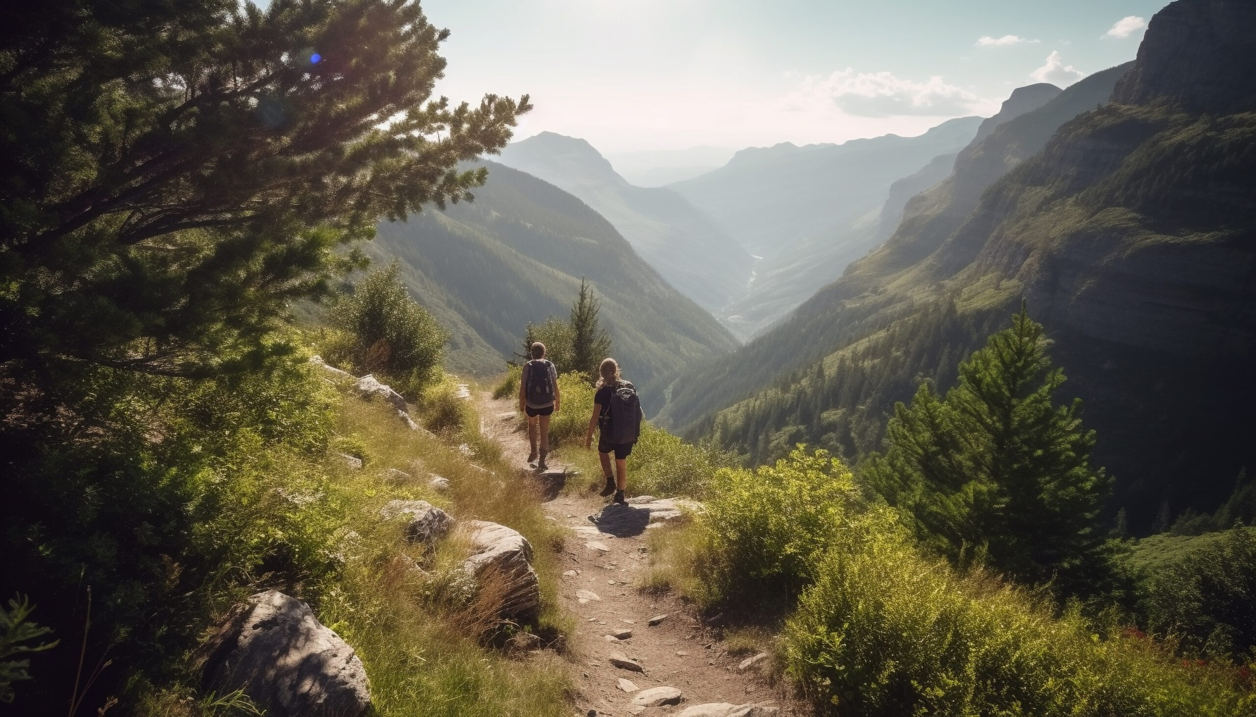 Camminare senza bastoncini da trekking